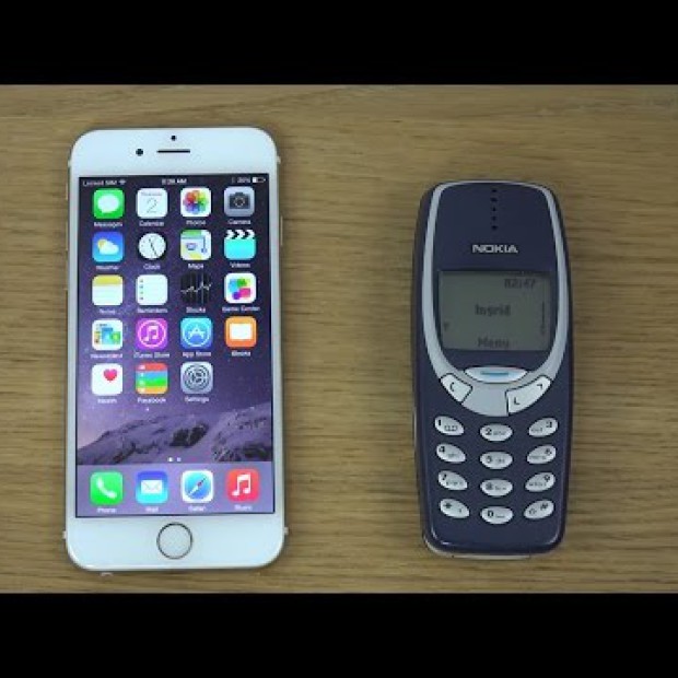 iPhone 6 vs. Nokia 3310 что быстрее?