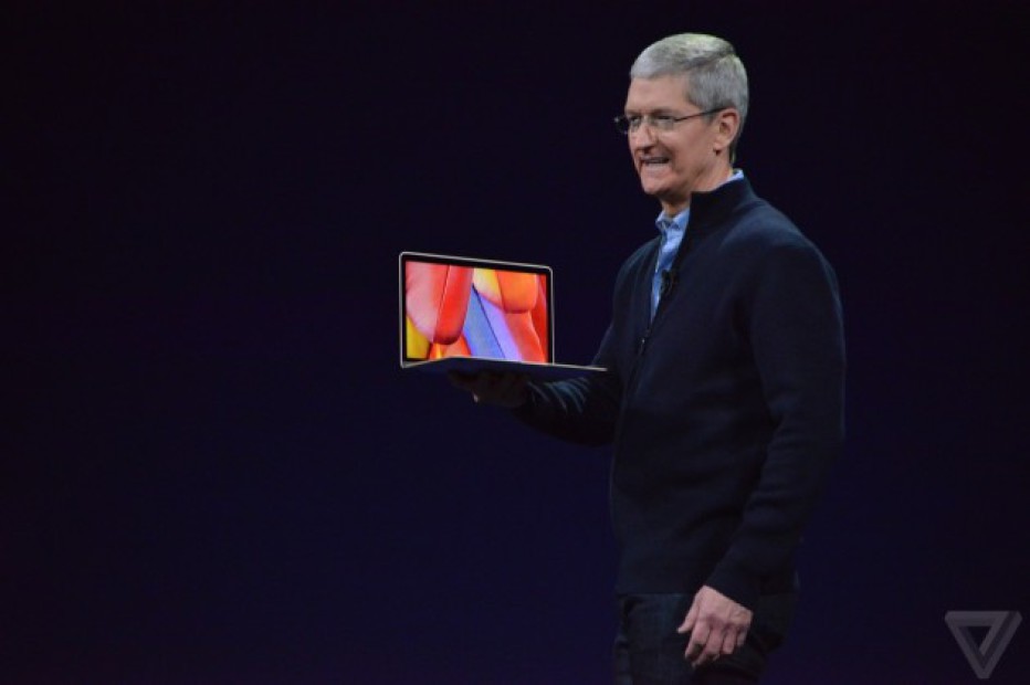 Apple представила новый 12-дюймовый золотой MacBook